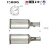 AS FD1028Q Soot/Particulate Filter, exhaust system